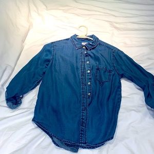 Womens denim dress shirt